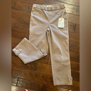 CHARLIE B Tan Trousers NWT - SZ 2